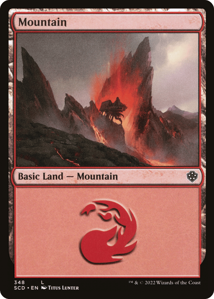 Montagne — Starter Commander Decks — Magic: The Gathering