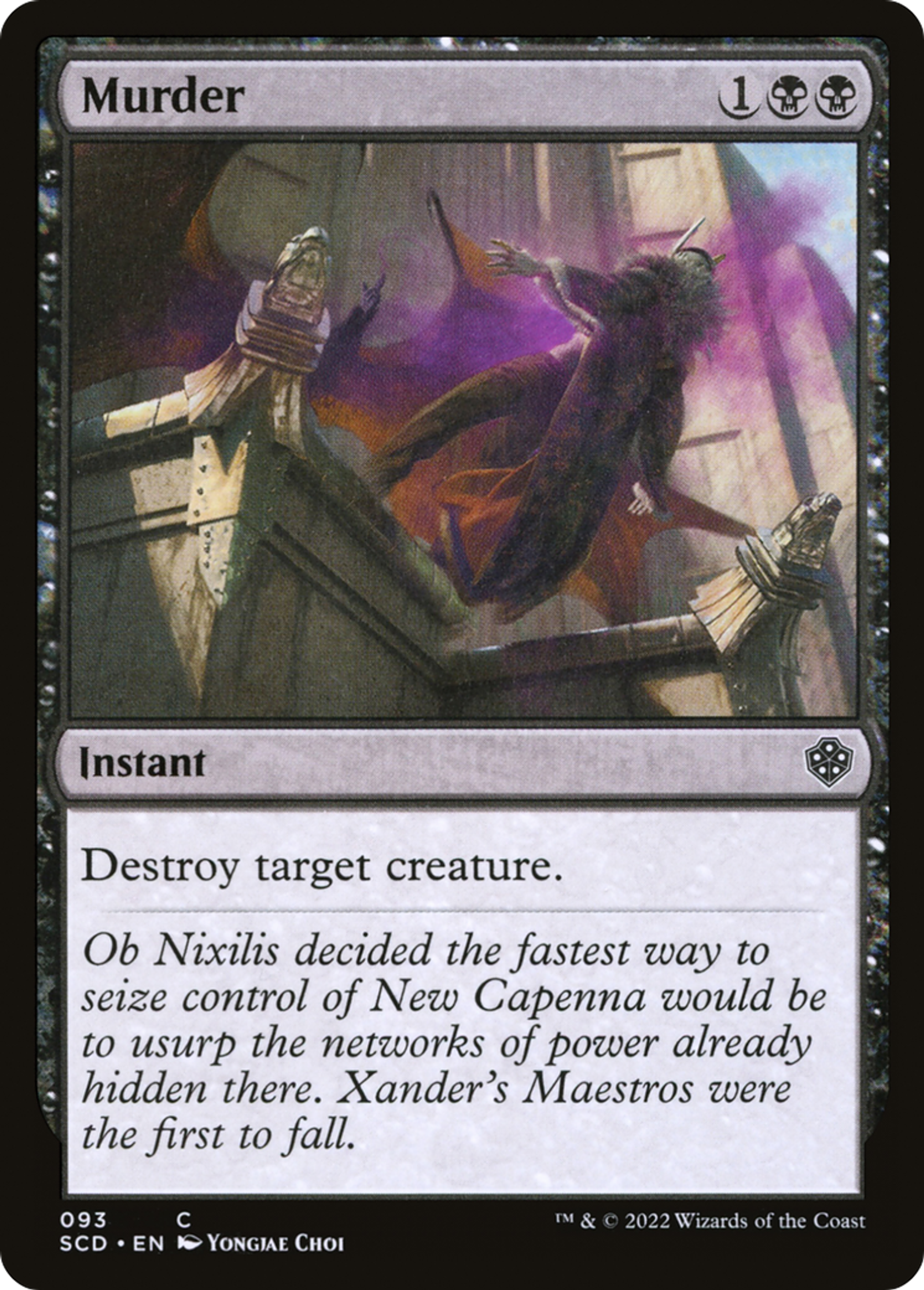 Homicide — Starter Commander Decks — Magic: The Gathering