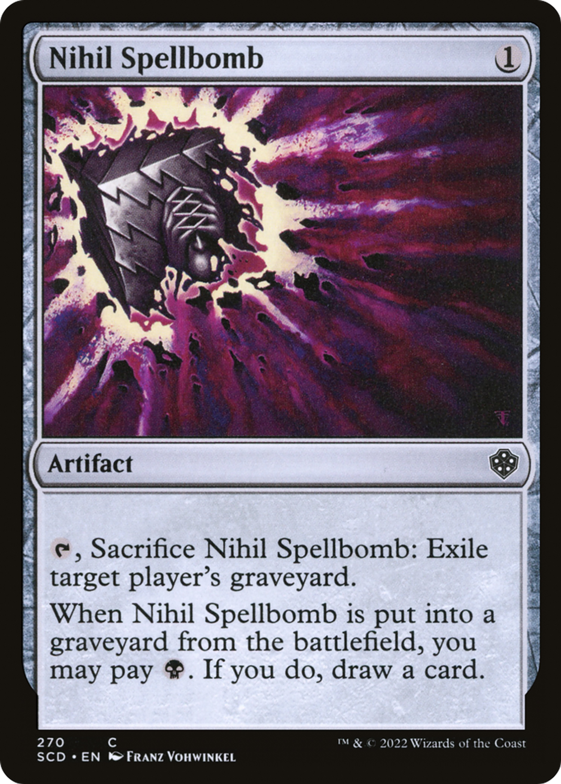 Bombe à sortilèges d'annihilation — Starter Commander Decks — Magic: The Gathering