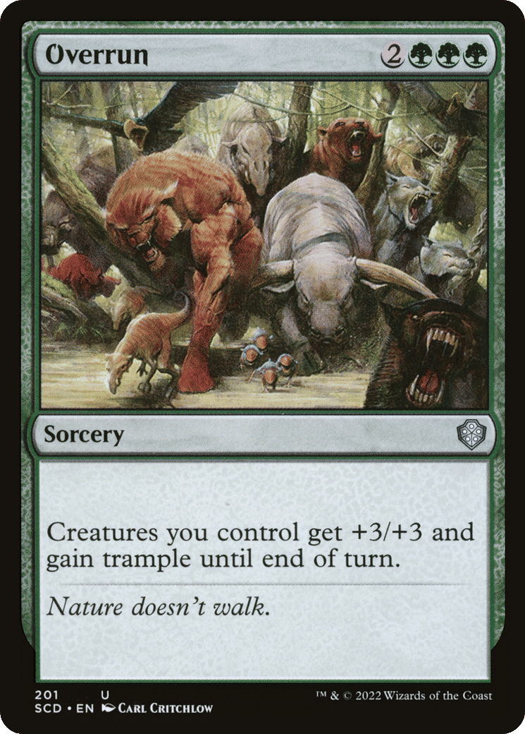 Overrun — Starter Commander Decks — Magic: The Gathering
