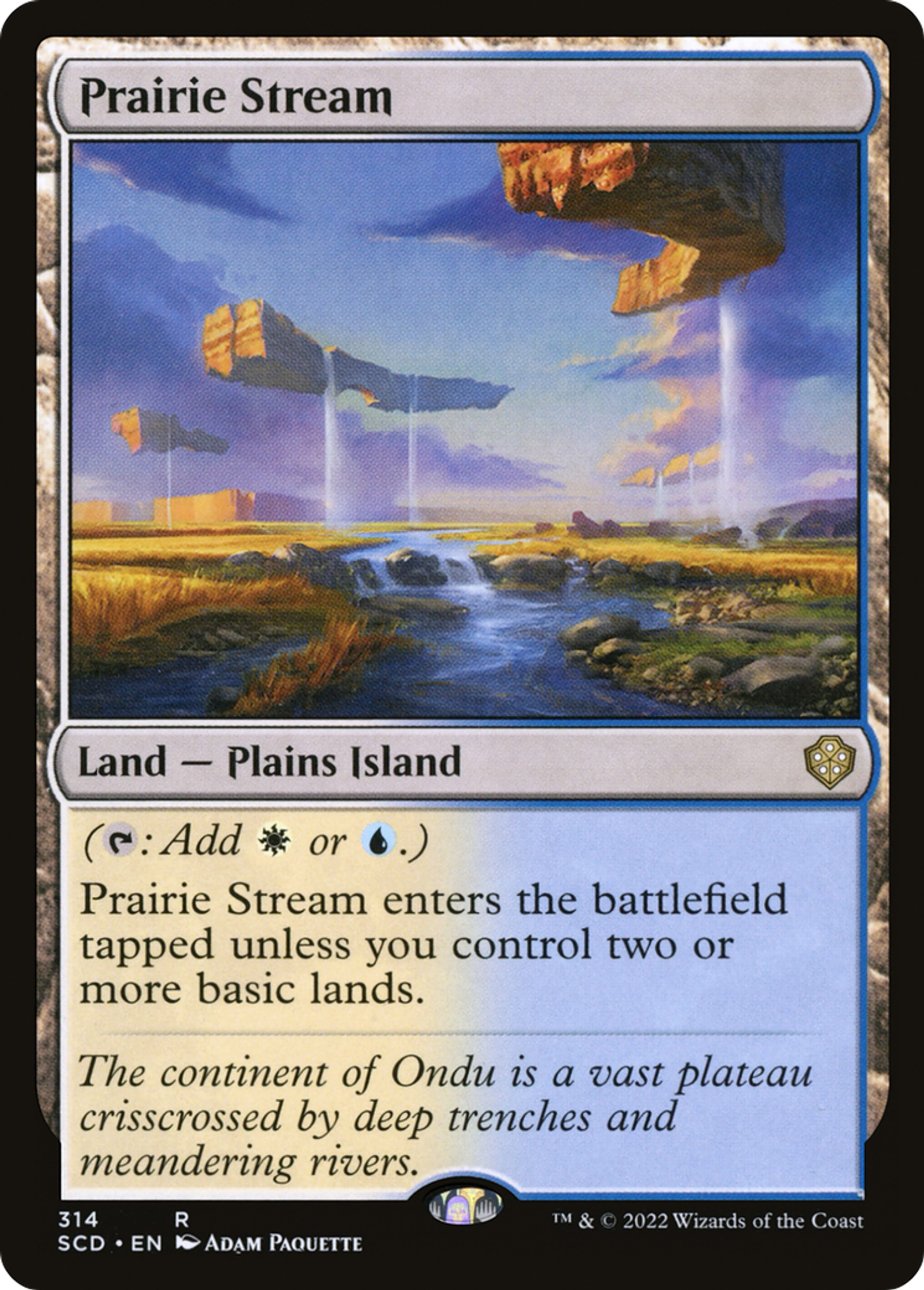 Prairie ruisselante — Starter Commander Decks — Magic: The Gathering