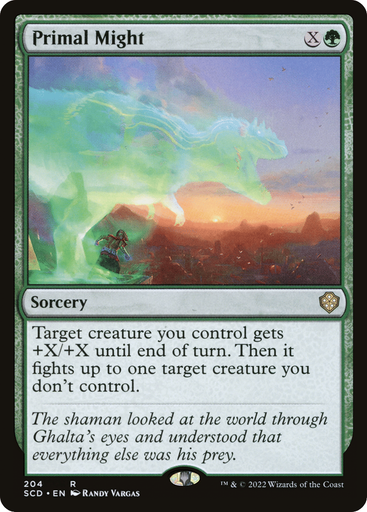 Primal Might — Starter Commander Decks — Magic: The Gathering