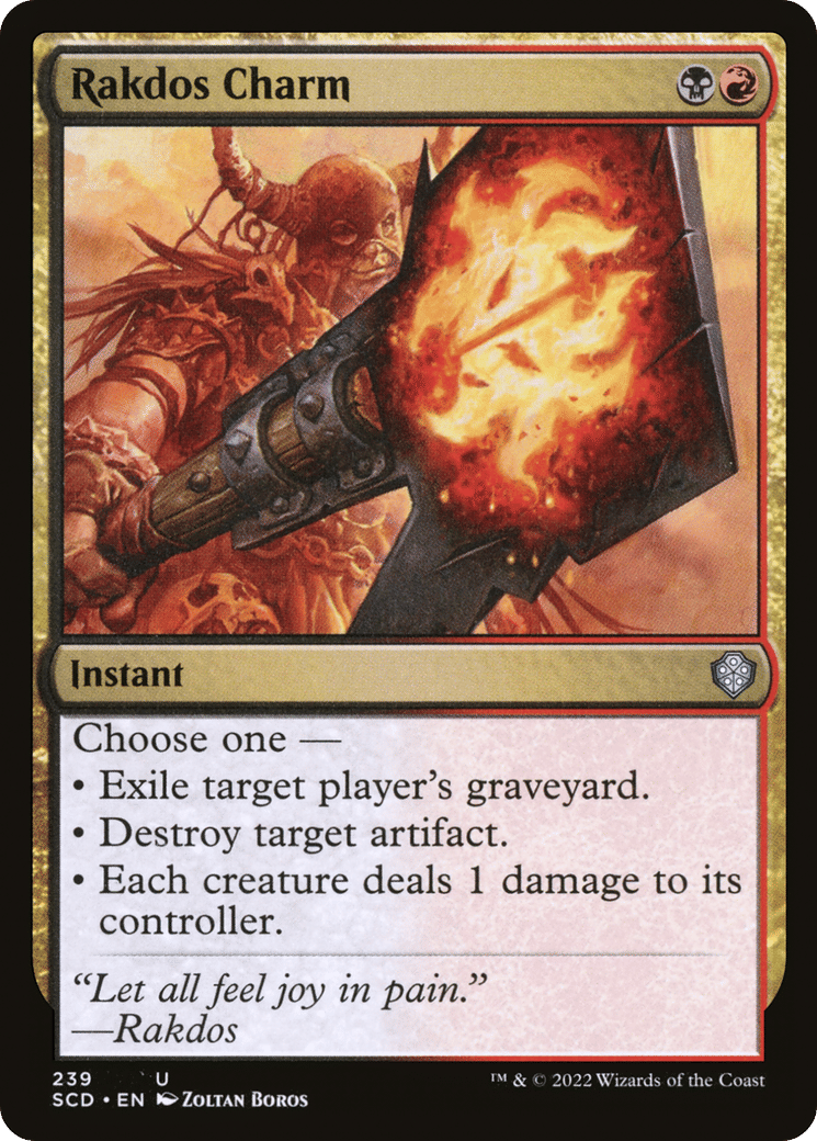 Rakdos Charm — Starter Commander Decks — Magic: The Gathering