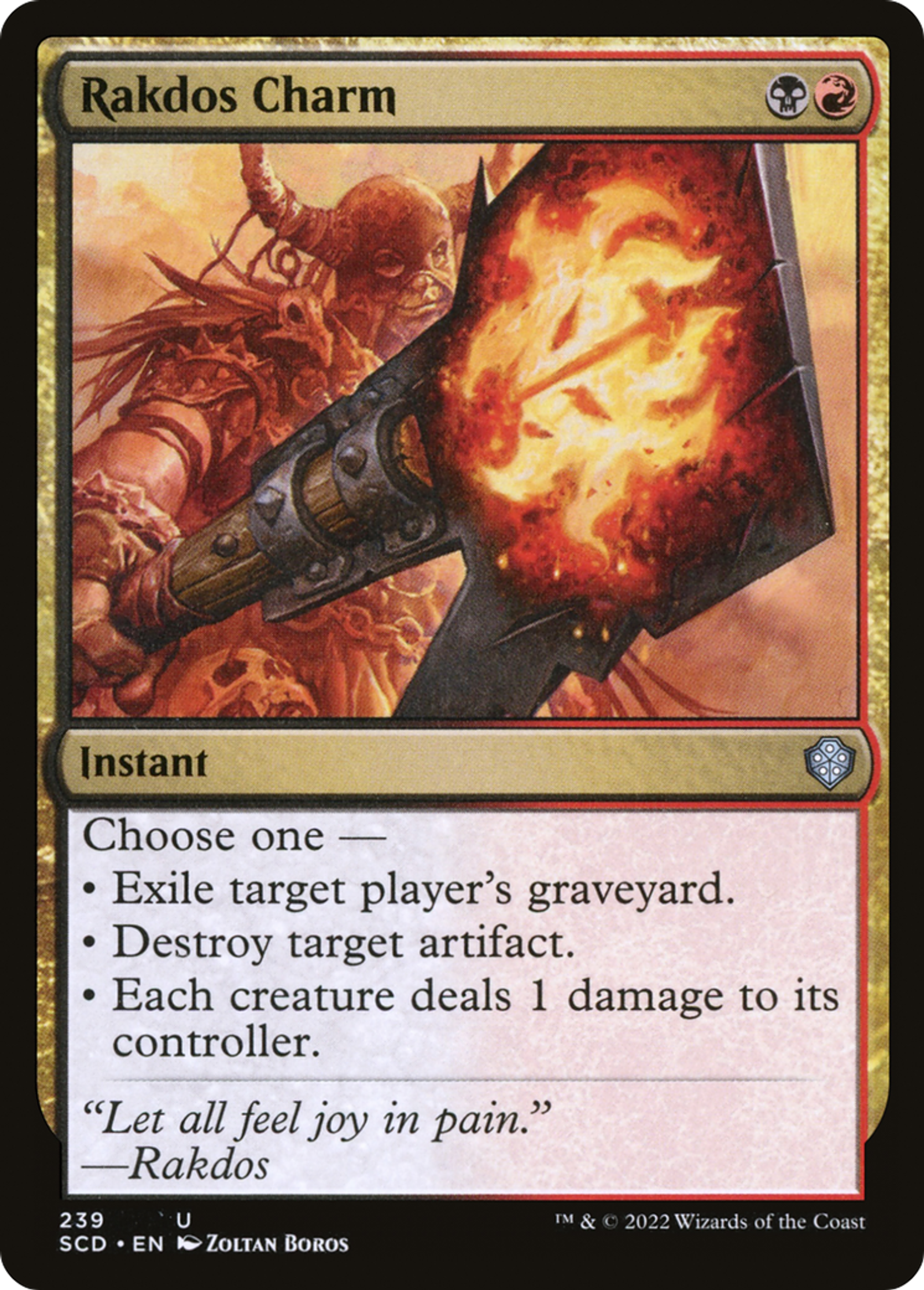 Charme de Rakdos — Starter Commander Decks — Magic: The Gathering