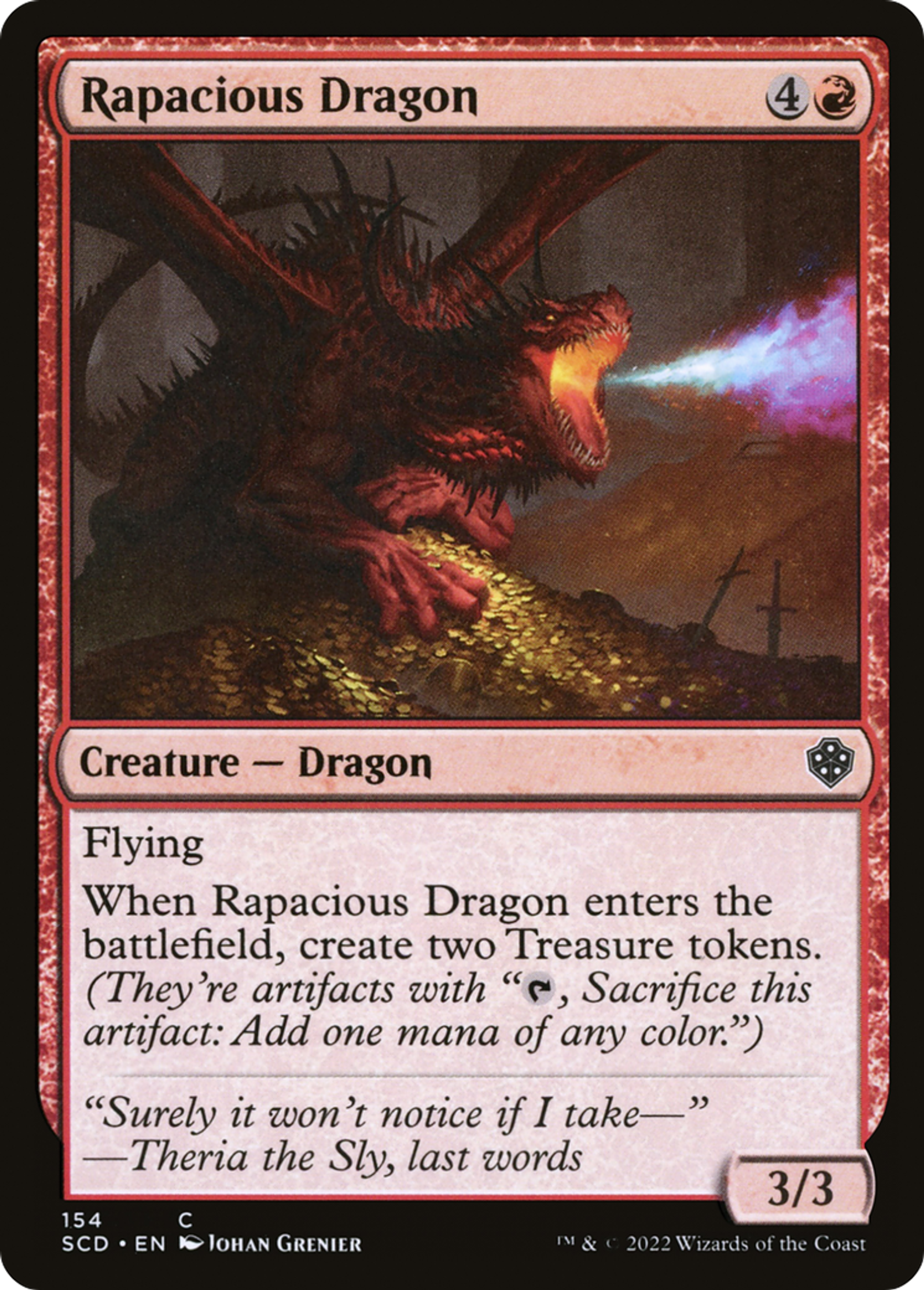 Dragon insatiable — Starter Commander Decks — Magic: The Gathering