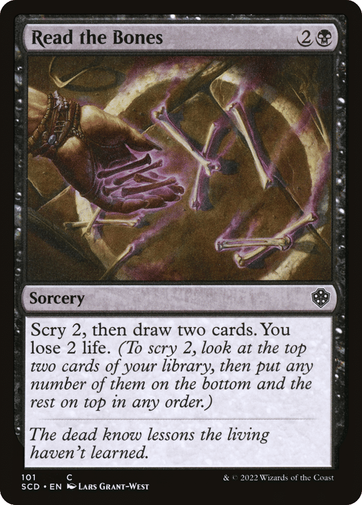 Lire dans les os — Starter Commander Decks — Magic: The Gathering