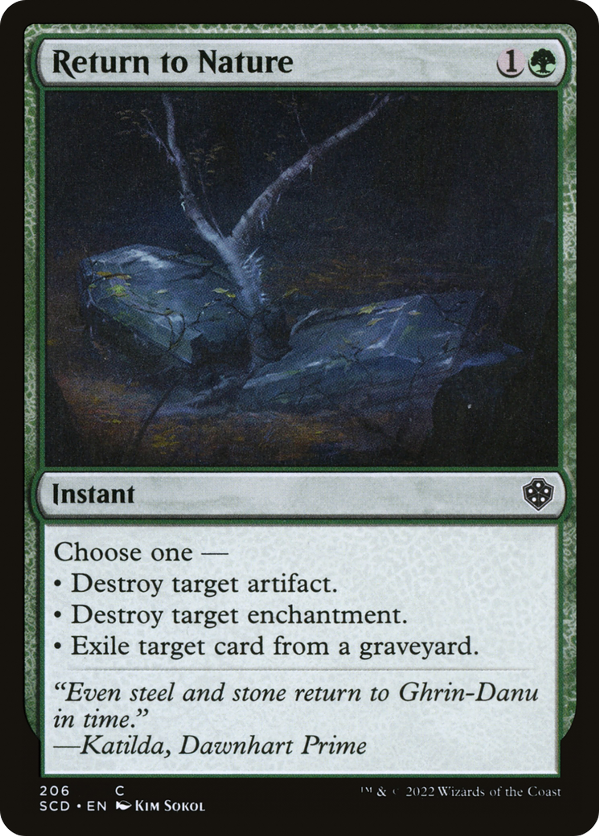 Regain de la la nature — Starter Commander Decks — Magic: The Gathering