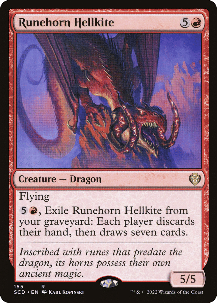 Runehorn Hellkite — Starter Commander Decks — Magic: The Gathering