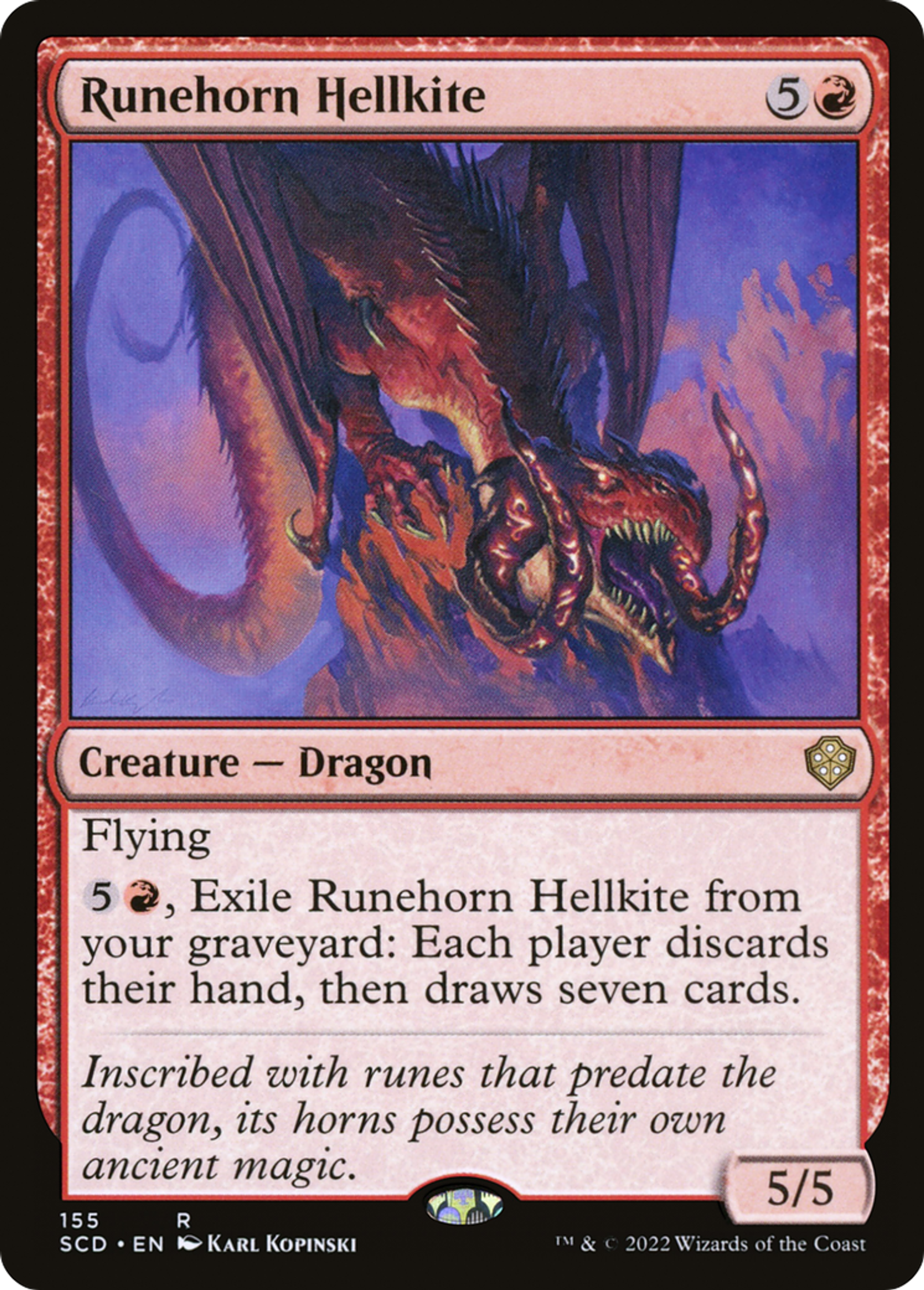 Escouflenfer cornerune — Starter Commander Decks — Magic: The Gathering
