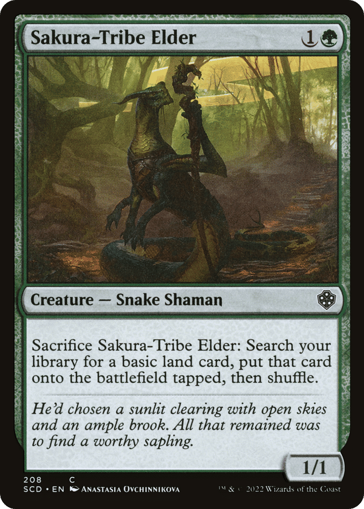 Sakura-Tribe Elder — Starter Commander Decks — Magic: The Gathering