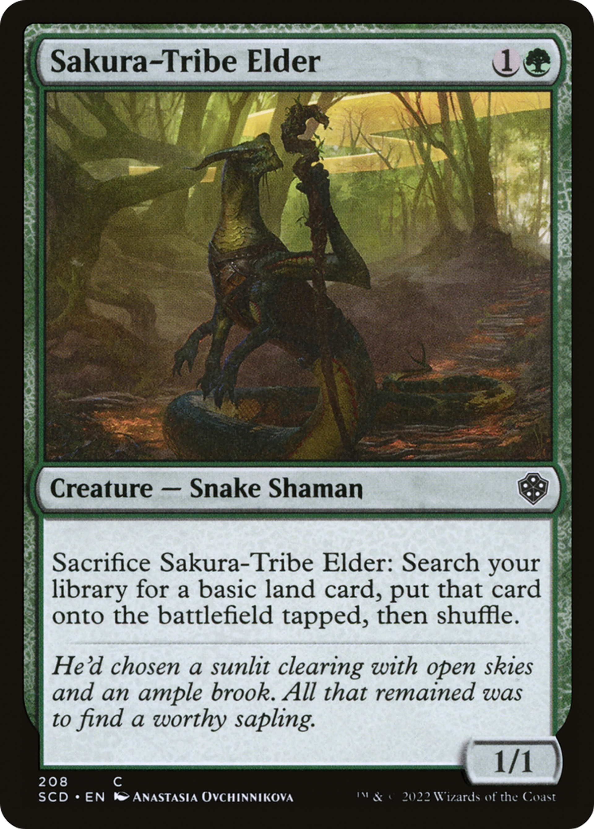 Ancêtre de la tribu Sakura — Starter Commander Decks — Magic: The Gathering