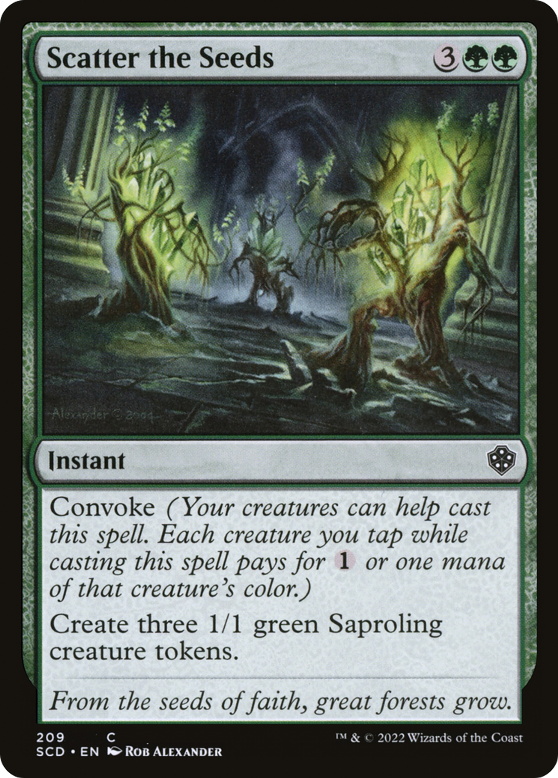 Graines en pluie — Starter Commander Decks — Magic: The Gathering