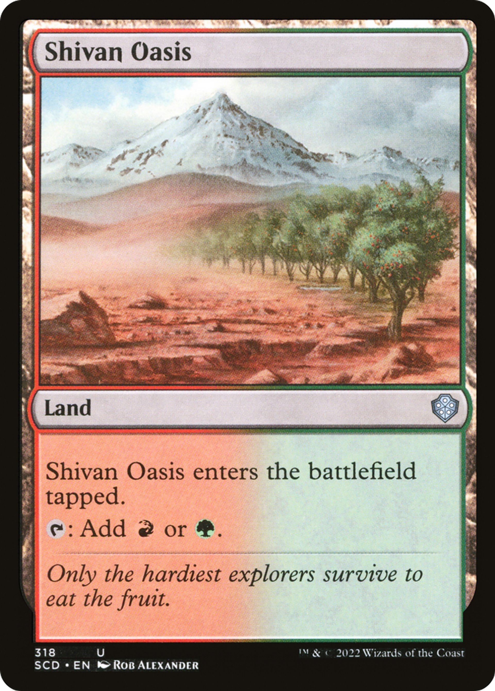 Oasis shivâne — Starter Commander Decks — Magic: The Gathering