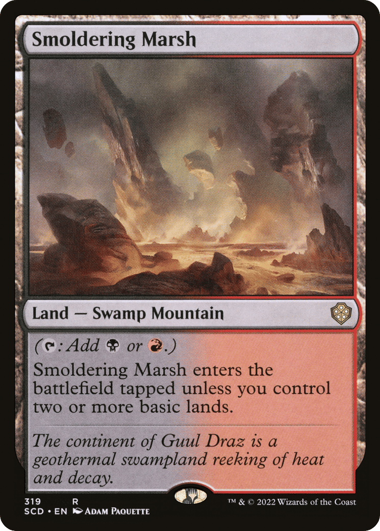 Smoldering Marsh — Starter Commander Decks — Magic: The Gathering
