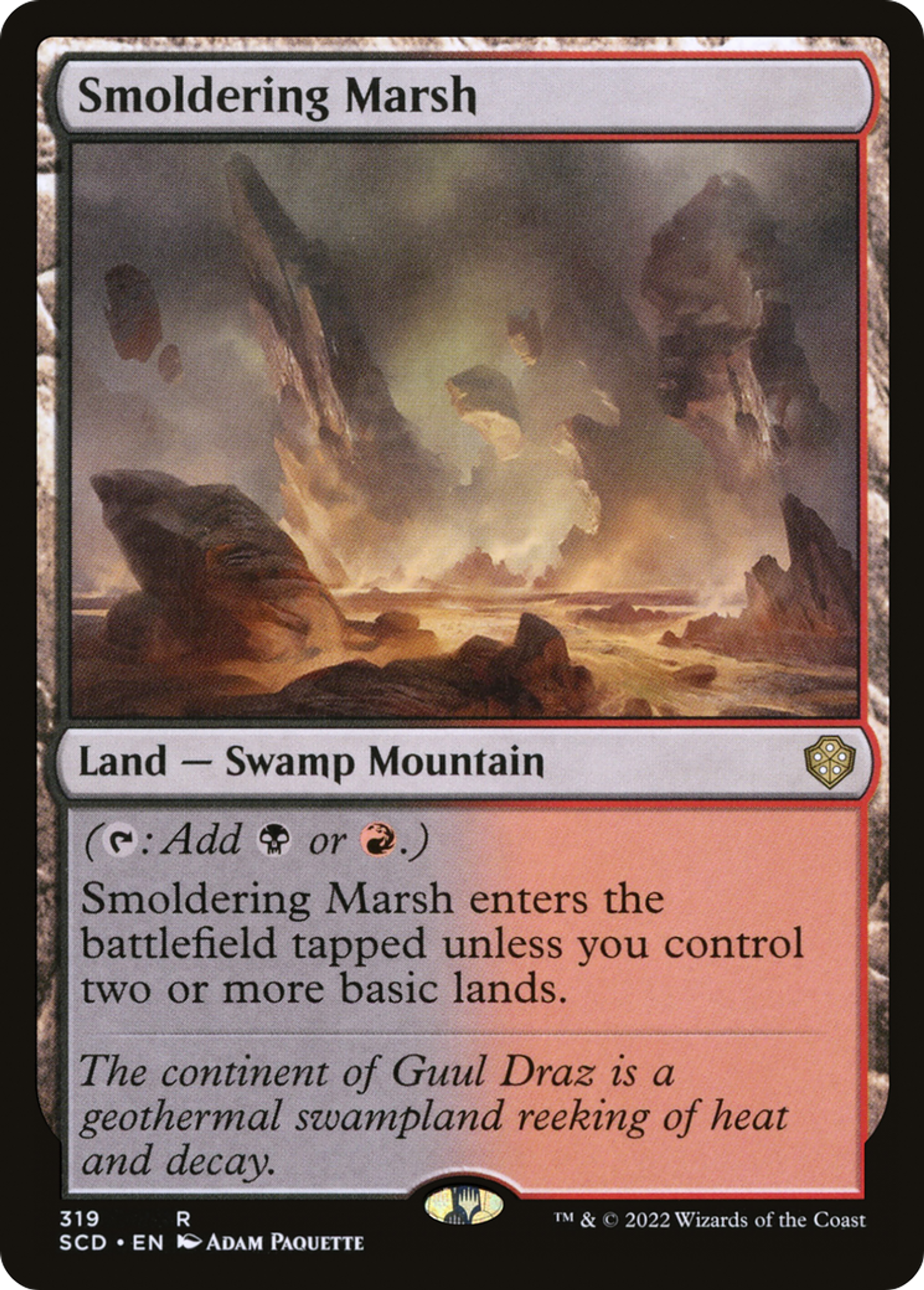 Marécage fumant — Starter Commander Decks — Magic: The Gathering