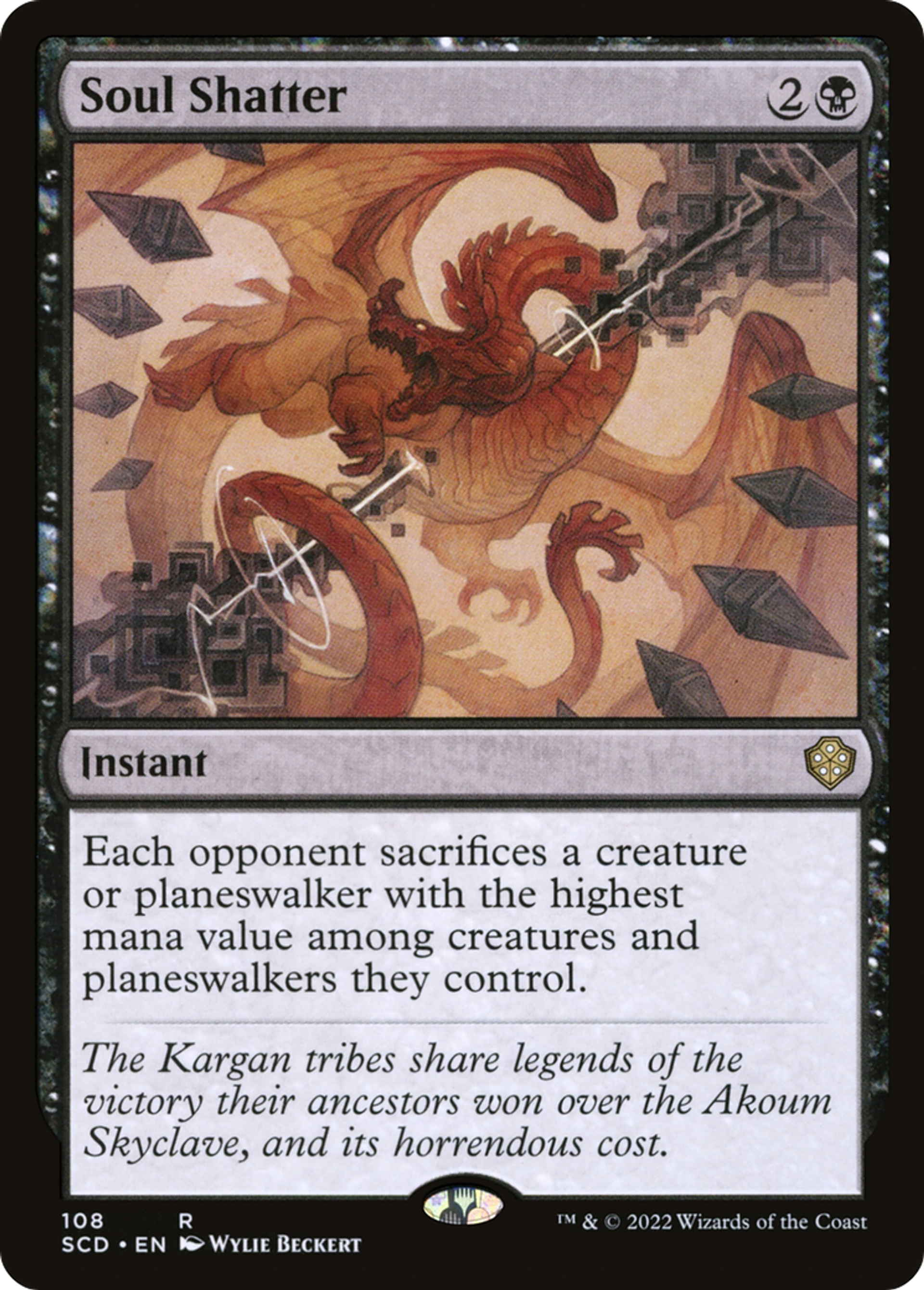Fracassement d'âme — Starter Commander Decks — Magic: The Gathering