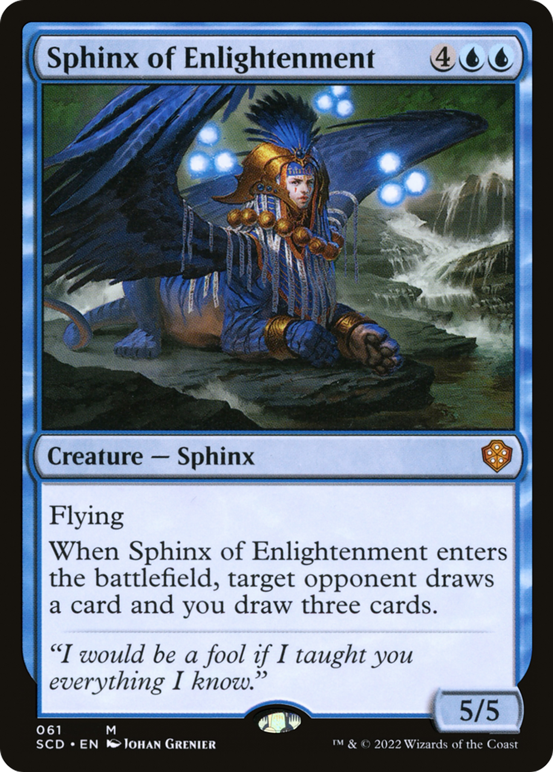 Sphinx de l'illumination — Starter Commander Decks — Magic: The Gathering