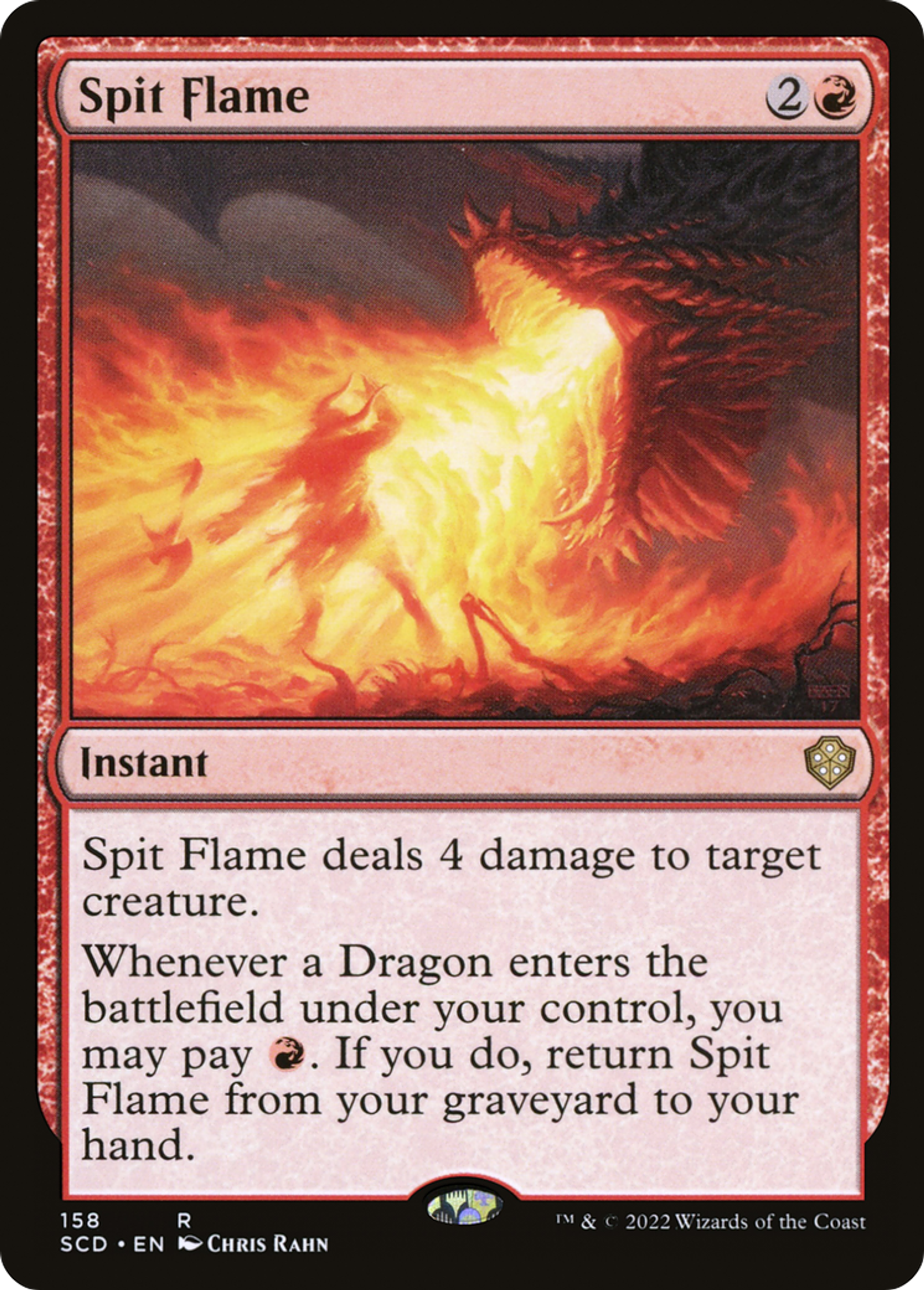Cracher des flammes — Starter Commander Decks — Magic: The Gathering