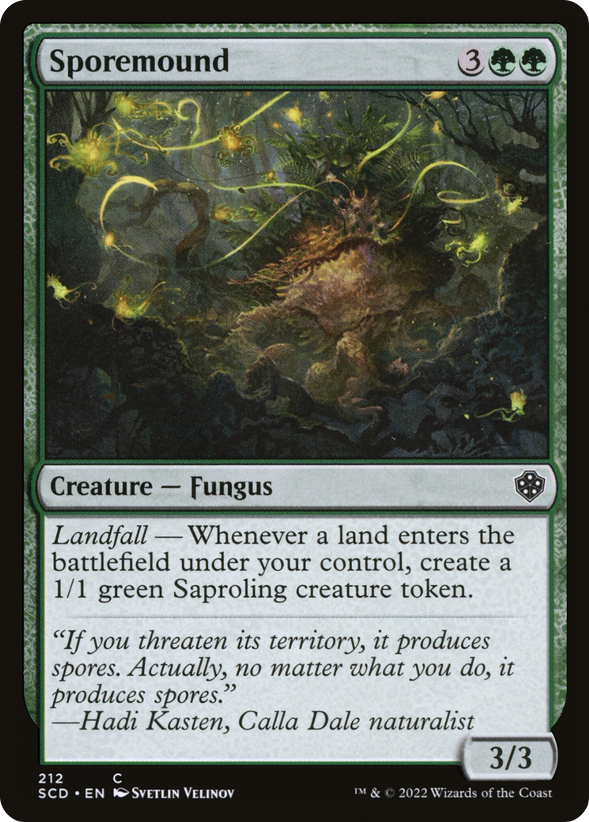 Tertre aux spores — Starter Commander Decks — Magic: The Gathering