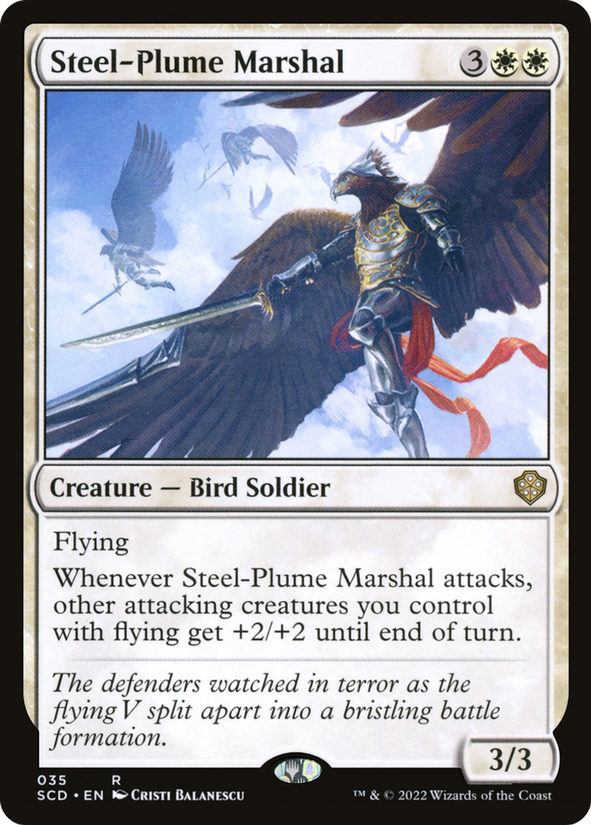 Steel-Plume Marshal — Starter Commander Decks — Magic: The Gathering