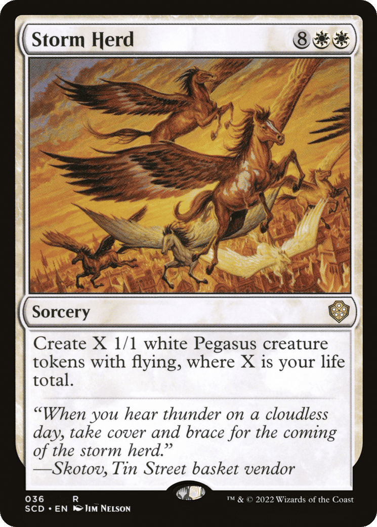 Storm Herd — Starter Commander Decks — Magic: The Gathering