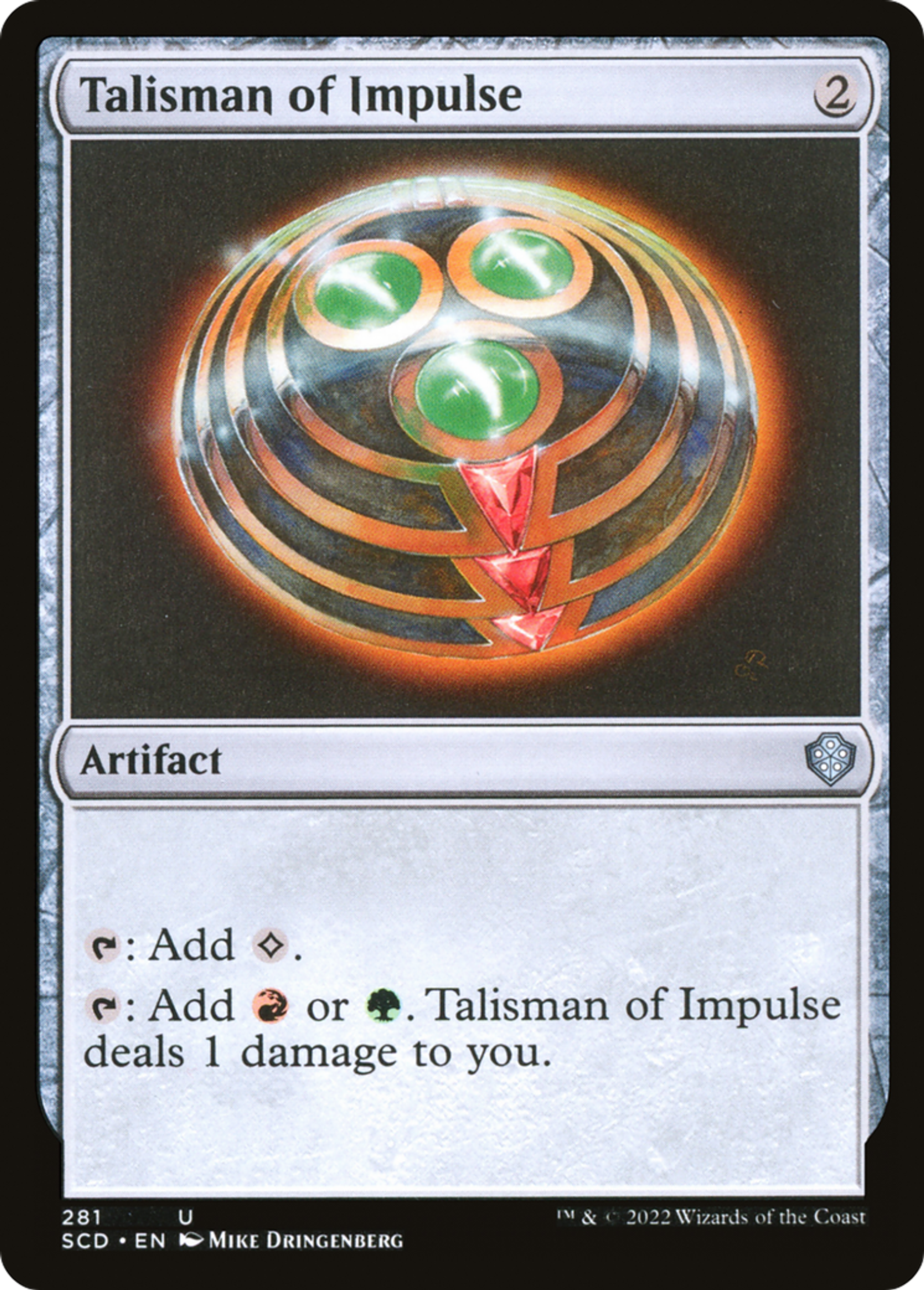 Talisman d'impulsion — Starter Commander Decks — Magic: The Gathering