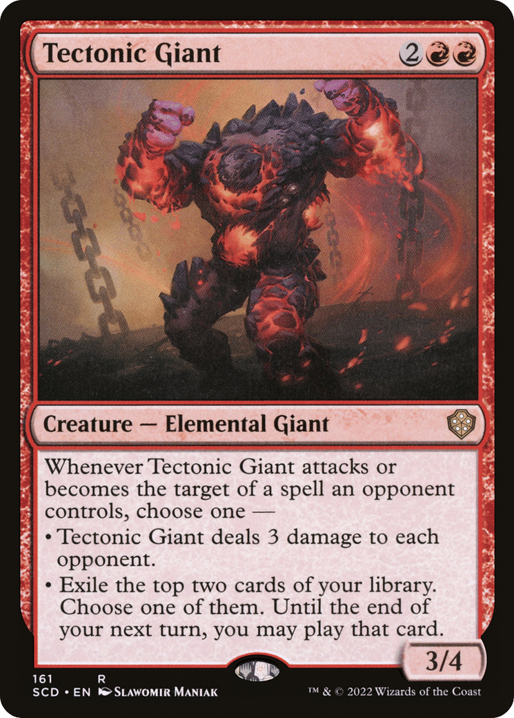 Tectonic Giant — Starter Commander Decks — Magic: The Gathering