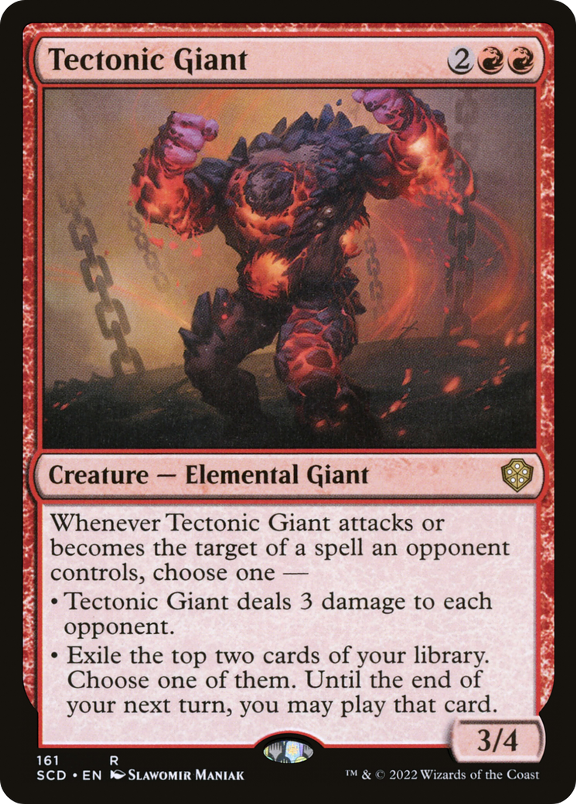 Géant tectonique — Starter Commander Decks — Magic: The Gathering