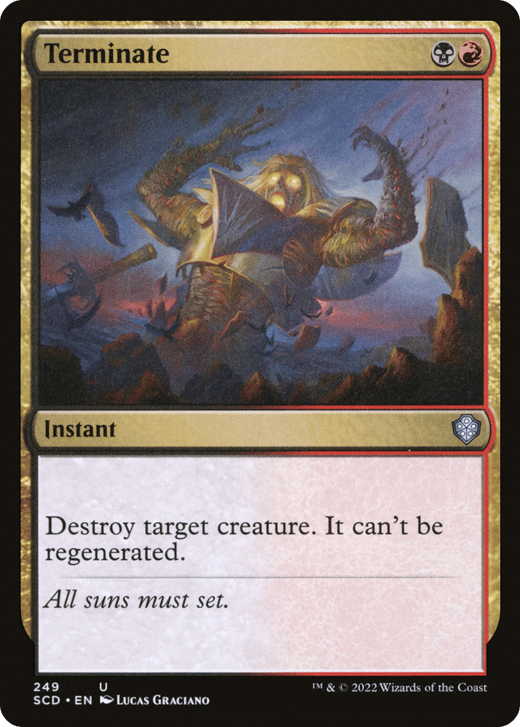 Terminate — Starter Commander Decks — Magic: The Gathering