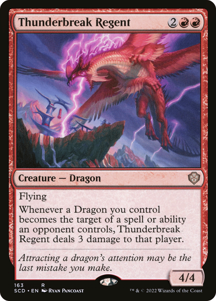 Thunderbreak Regent — Starter Commander Decks — Magic: The Gathering