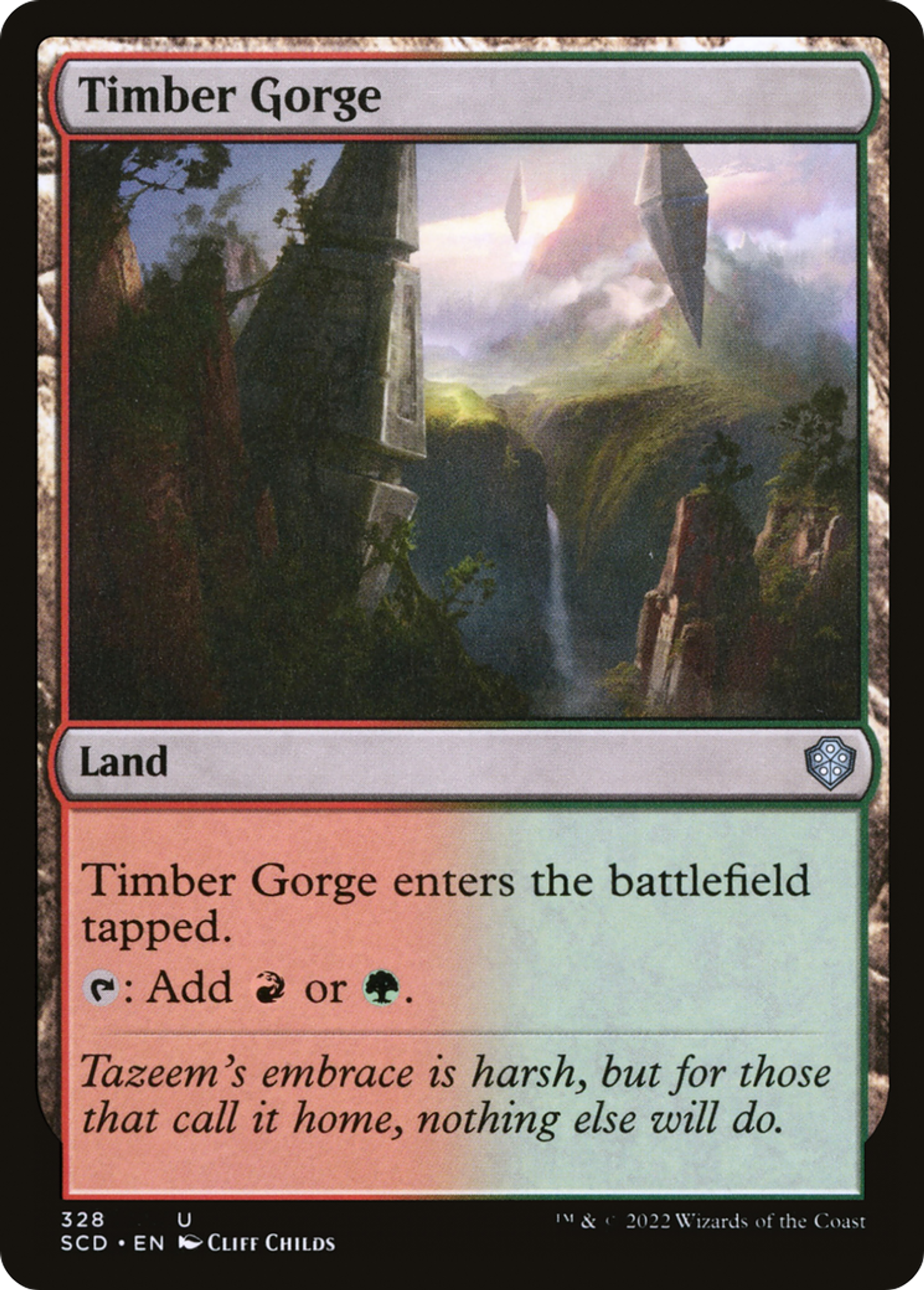 Gorge du massif — Starter Commander Decks — Magic: The Gathering