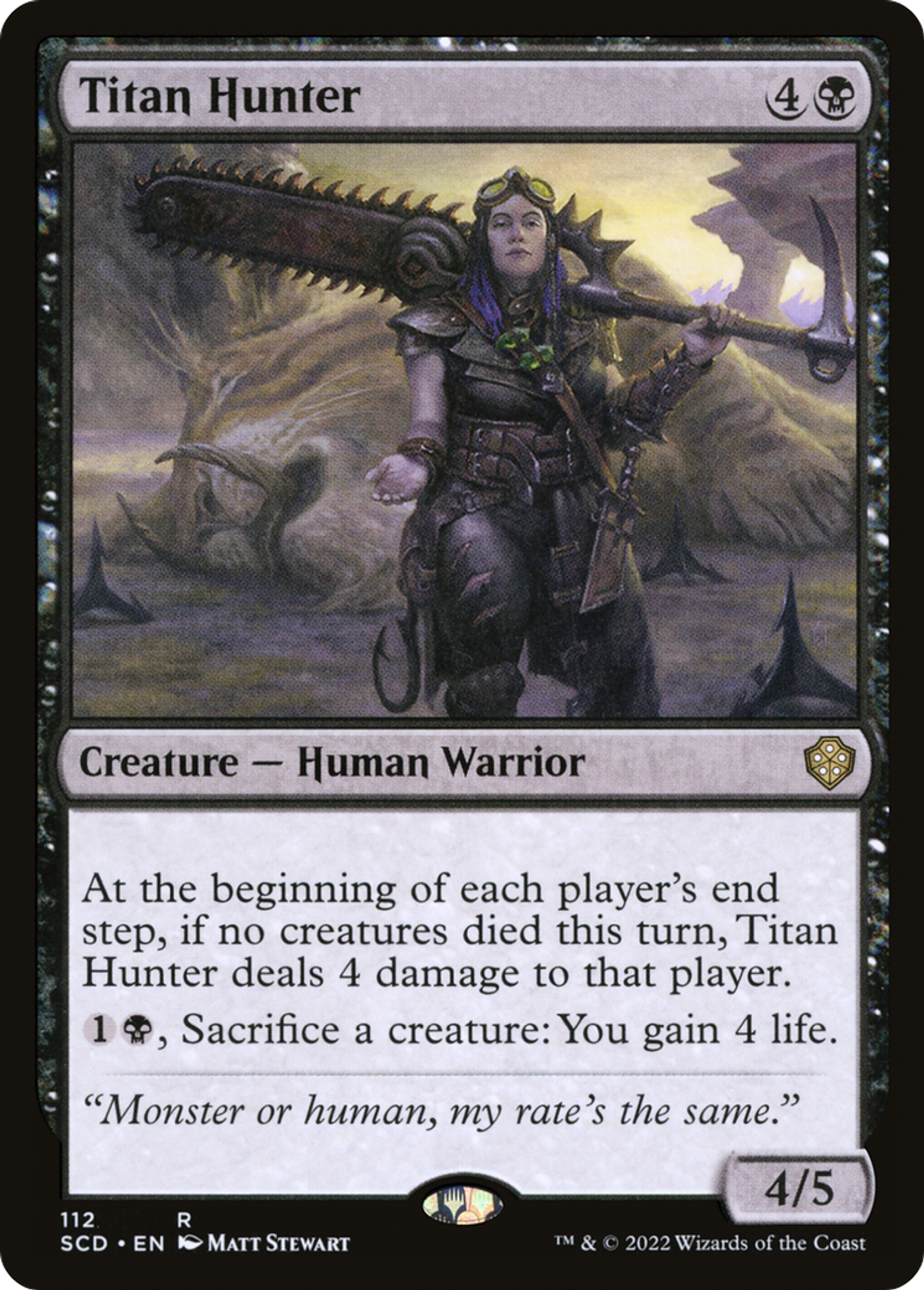 Chasseuse de titans — Starter Commander Decks — Magic: The Gathering
