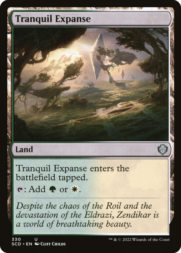 Immensité tranquille from Starter Commander Decks - Magic: The Gathering