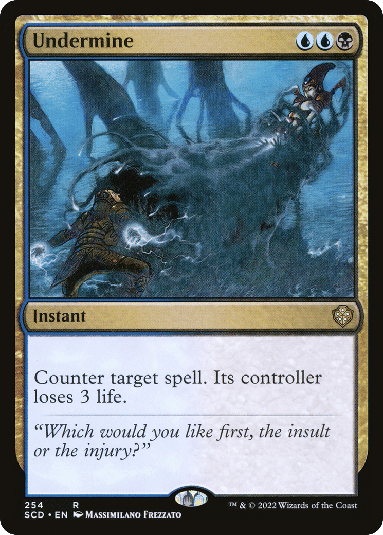 Undermine — Starter Commander Decks — Magic: The Gathering