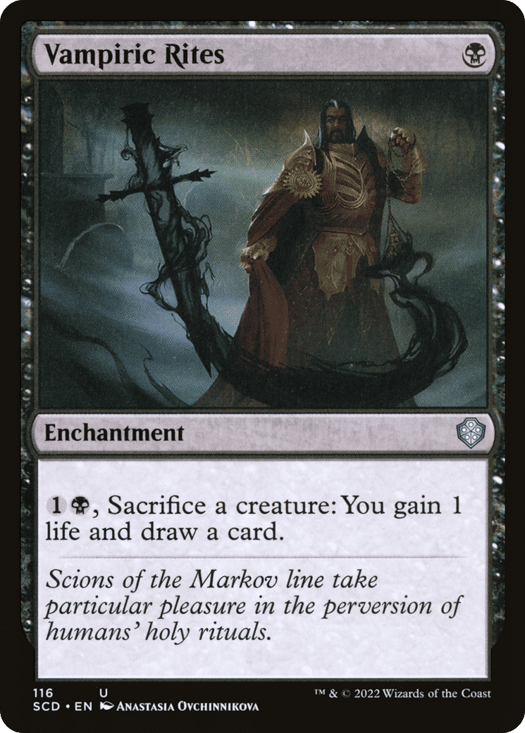 Vampiric Rites — Starter Commander Decks — Magic: The Gathering