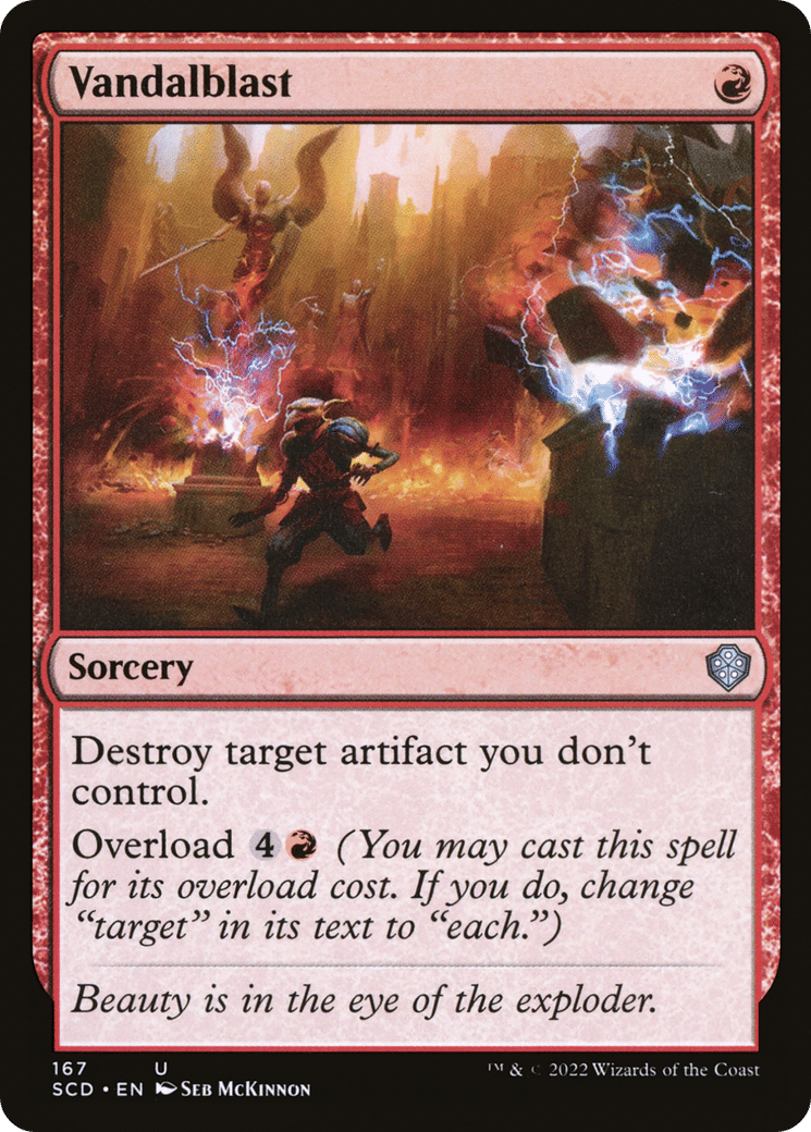 Vandalblast — Starter Commander Decks — Magic: The Gathering
