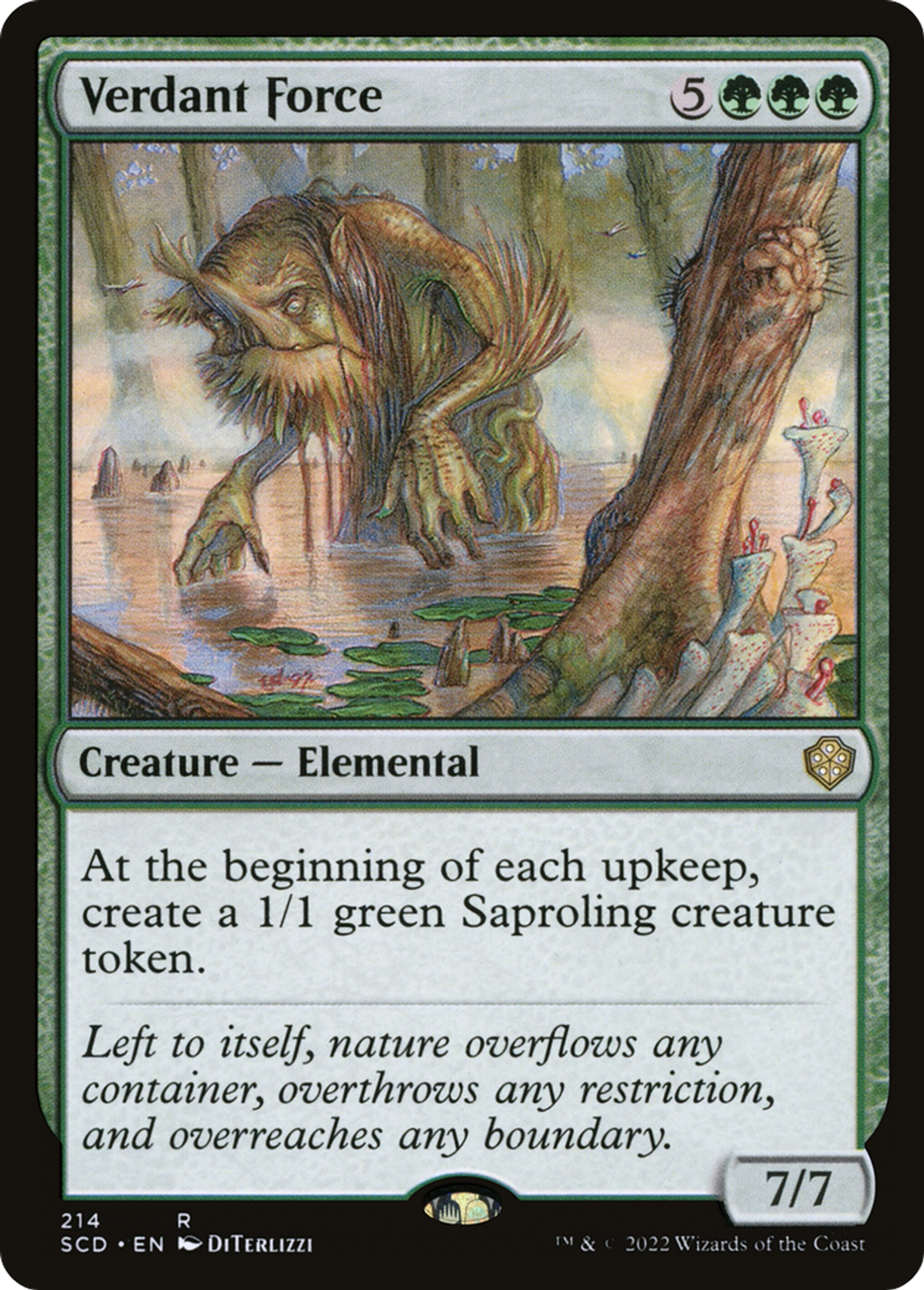 Force verdoyante — Starter Commander Decks — Magic: The Gathering