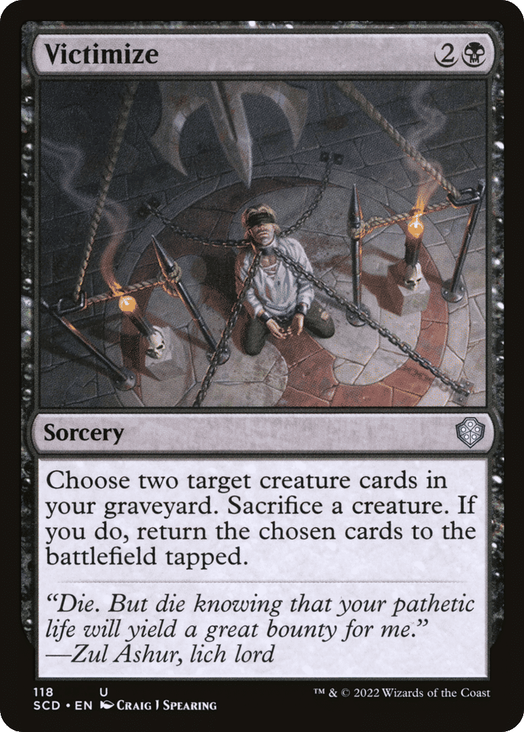 Victimize — Starter Commander Decks — Magic: The Gathering