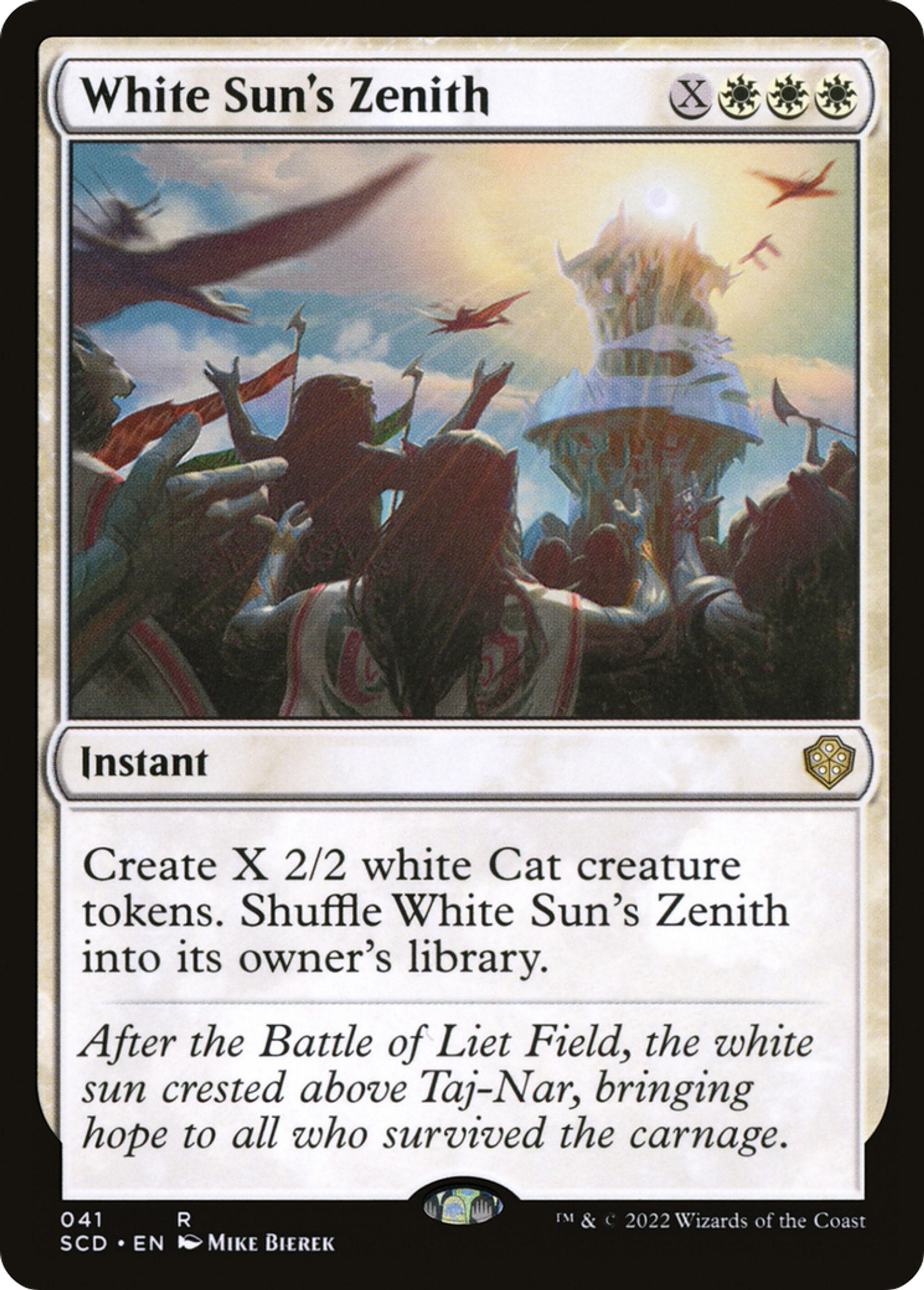 Zénith de Blancsoleil — Starter Commander Decks — Magic: The Gathering