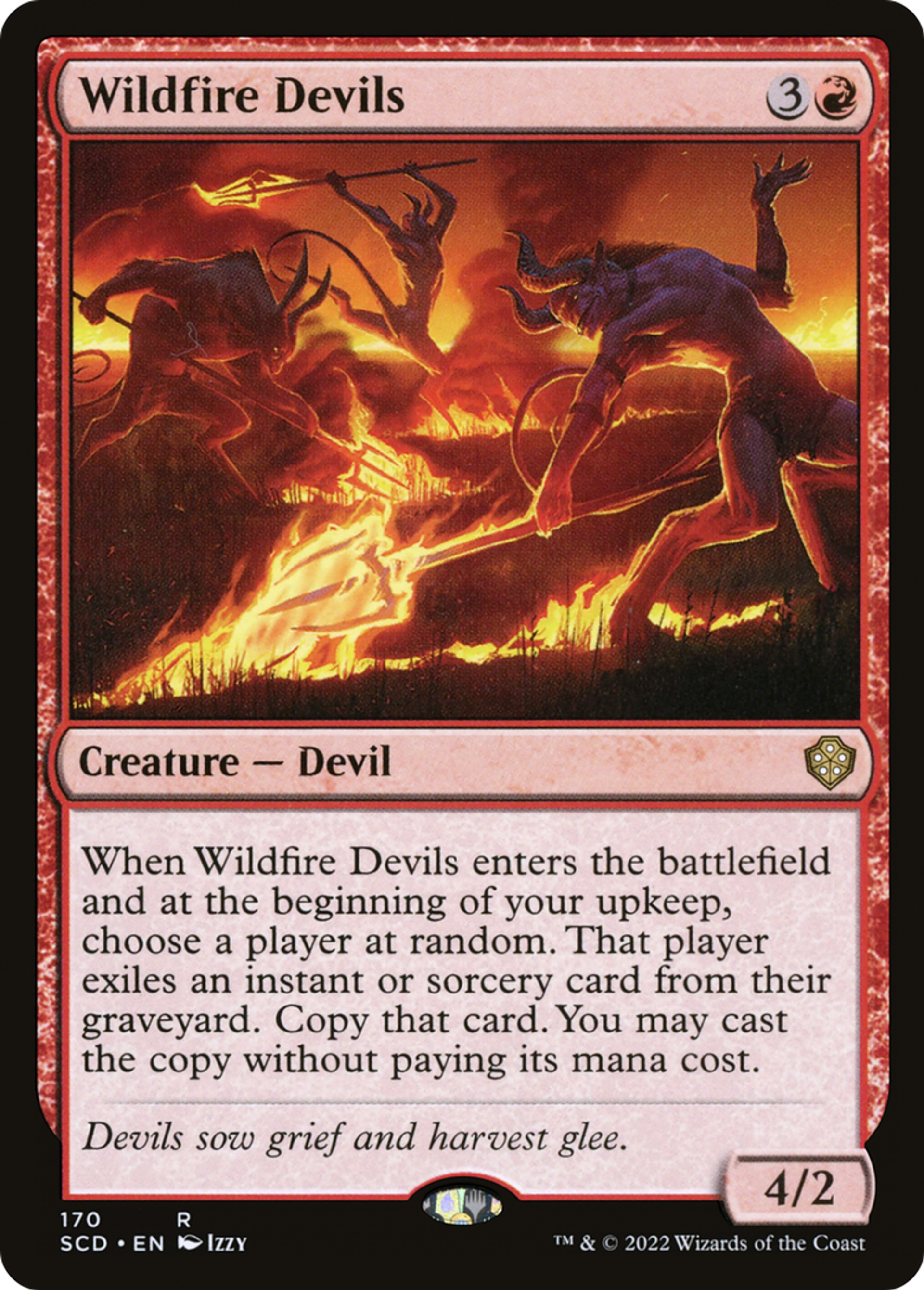 Diables du feu dévastateur — Starter Commander Decks — Magic: The Gathering