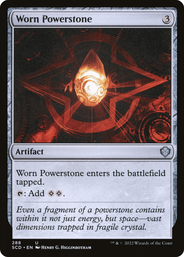 Worn Powerstone — Starter Commander Decks — Magic: The Gathering