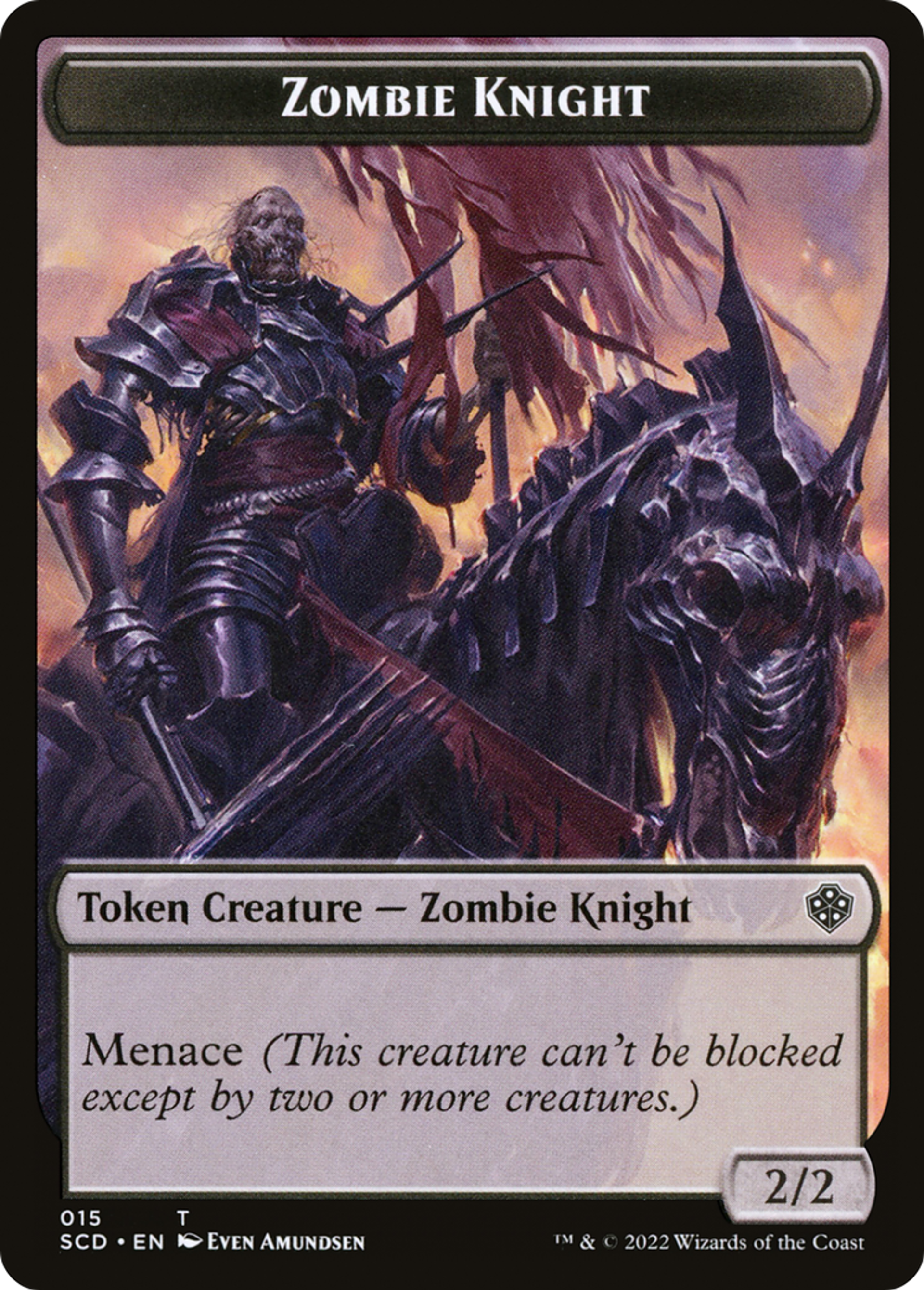 Zombie Knight — Starter Commander Decks — Magic: The Gathering