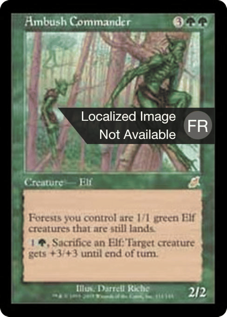 Commandant d'embuscade — Scourge — Magic: The Gathering