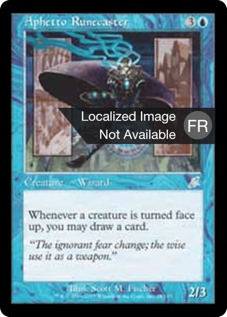 Lanceur de runes aphettien — Scourge — Magic: The Gathering