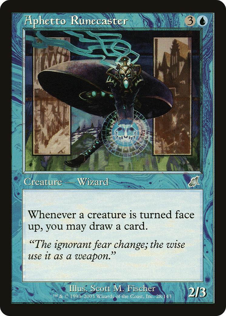 Aphetto Runecaster — Scourge — Magic: The Gathering