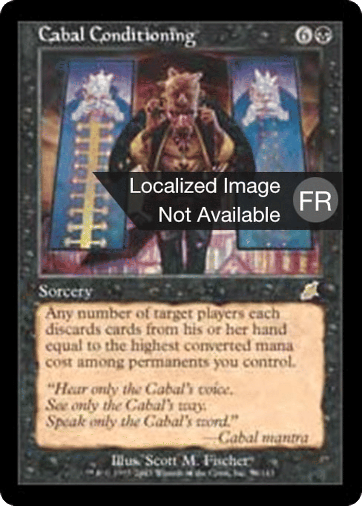 Conditionnement de la Coterie — Scourge — Magic: The Gathering
