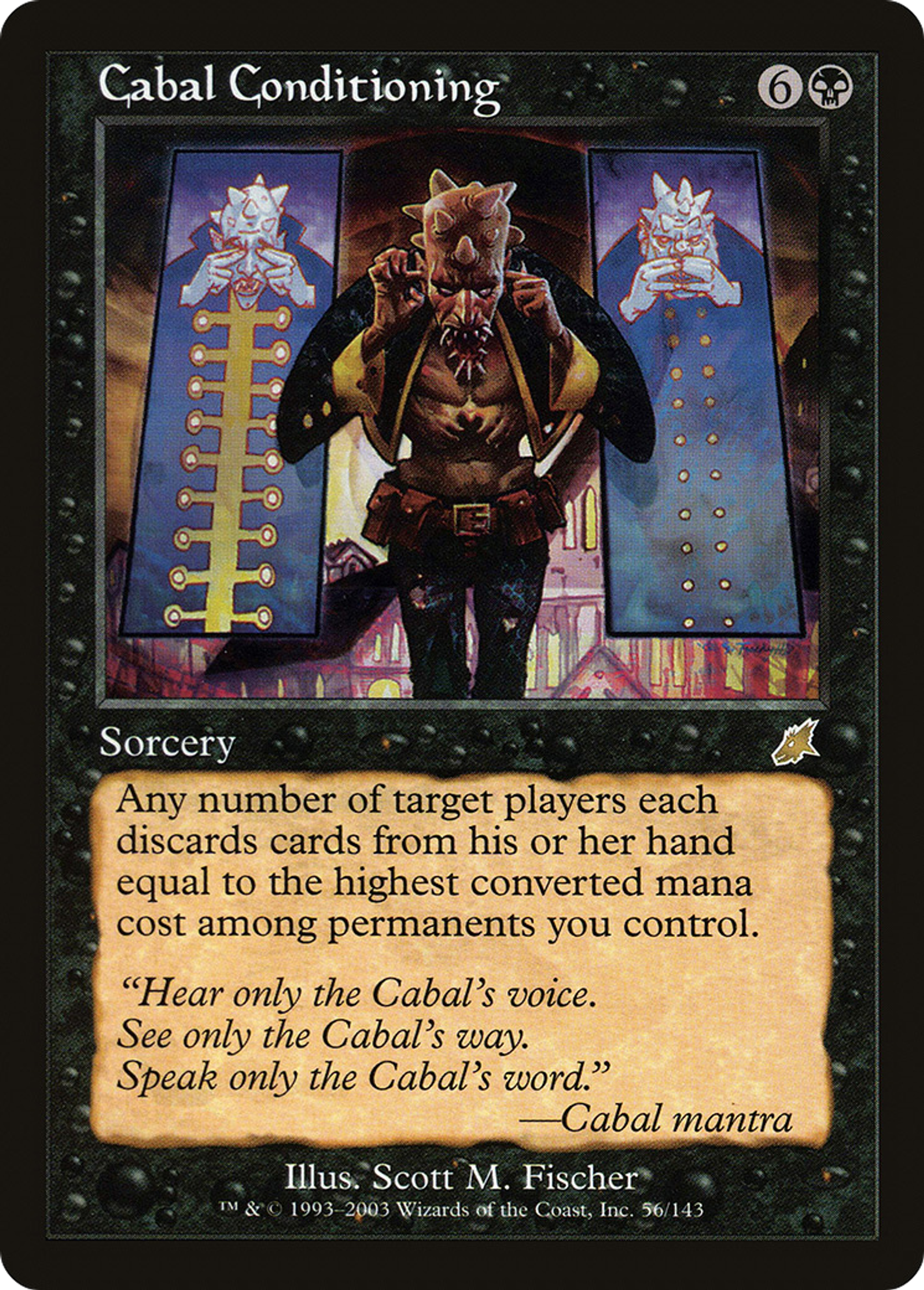 Conditionnement de la Coterie — Scourge — Magic: The Gathering