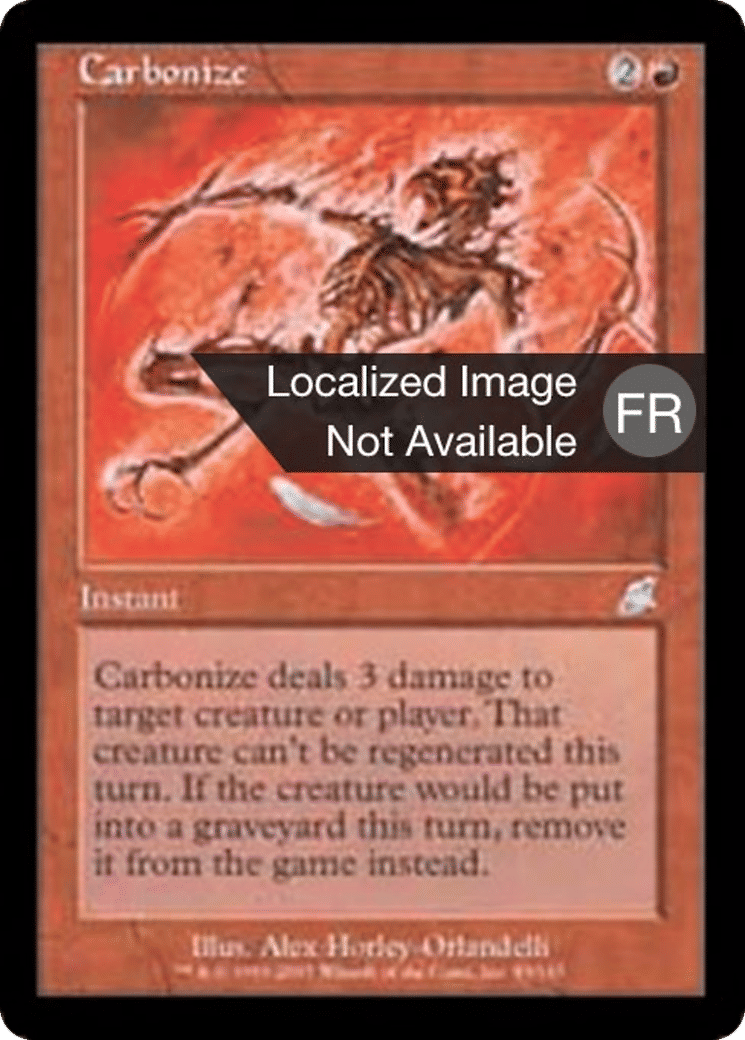 Carbonisation — Scourge — Magic: The Gathering