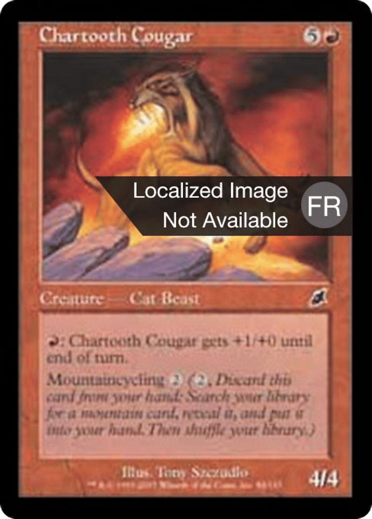Couguar cendredent — Scourge — Magic: The Gathering