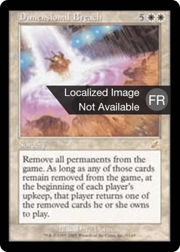 Brèche dimensionnelle — Scourge — Magic: The Gathering